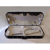 Double Case for Violin and Viola. BLUE INTERIOR